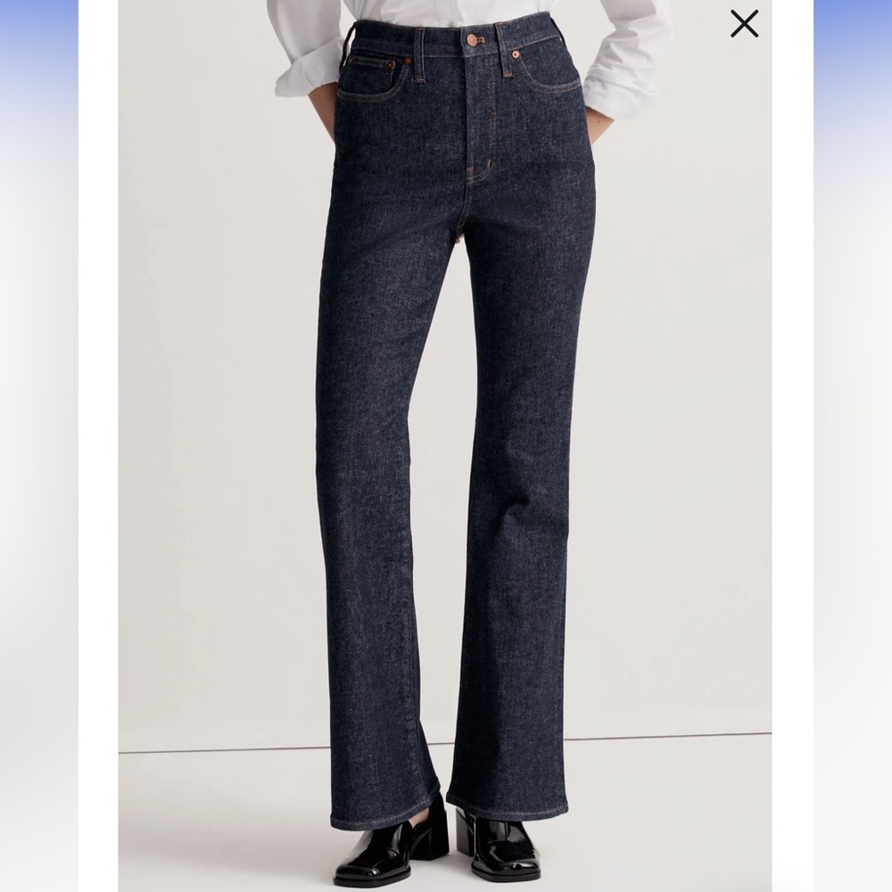 NWT Madewell Perfect Vintage Flare Jean in Wrenford wash